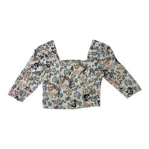 a.n.a (A New Approach) | Floral 3/4 Sleeve Top | Size XL